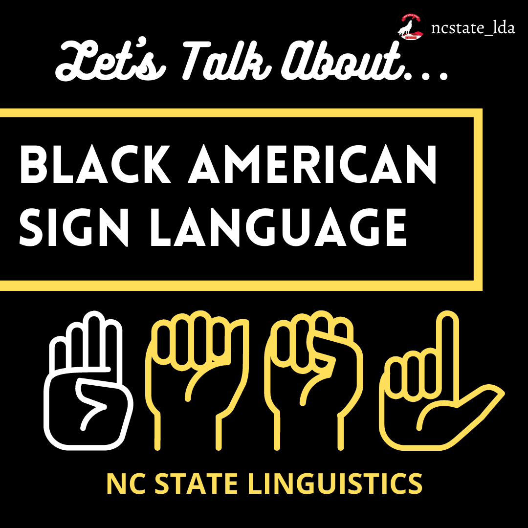 Black American Sign Language – Poster + Instagram Slides – TALKING ...